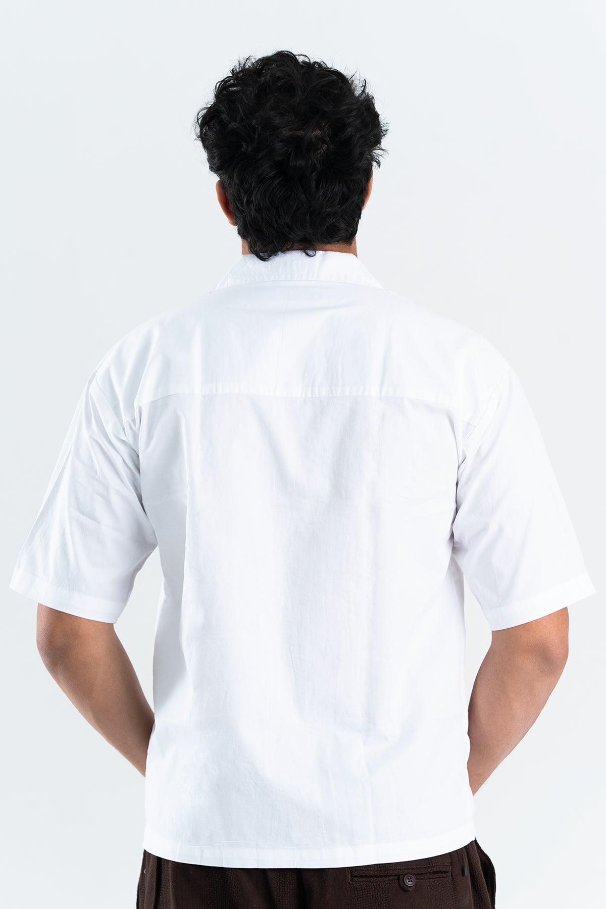 Chihiro Tora Embroidered Shirt – Ivory White